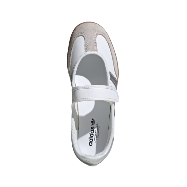 Adidas Samba Jane White Silver Metallic Gum