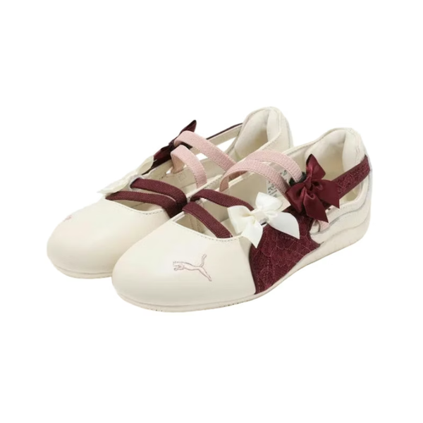 PUMA Speedcat Ballet Lace women's Frosted Ivory Ruby Shimmer