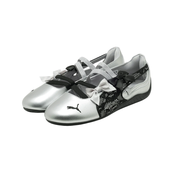 Puma Speedcat Ballet Lace women's Metallic Silver Black