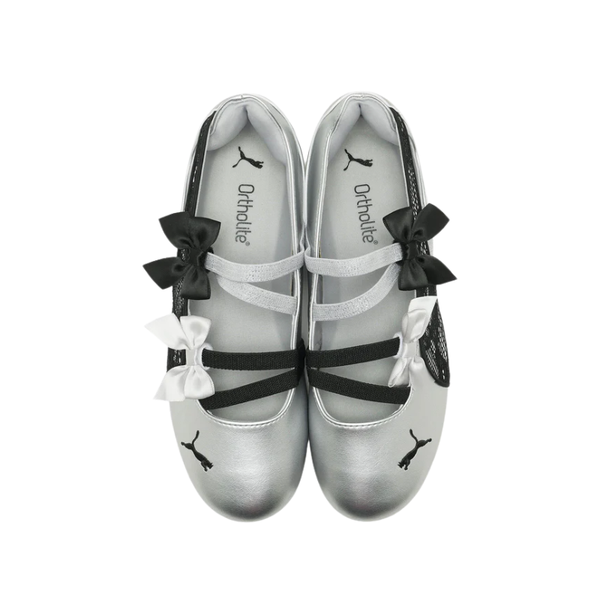 Puma Speedcat Ballet Lace women's Metallic Silver Black