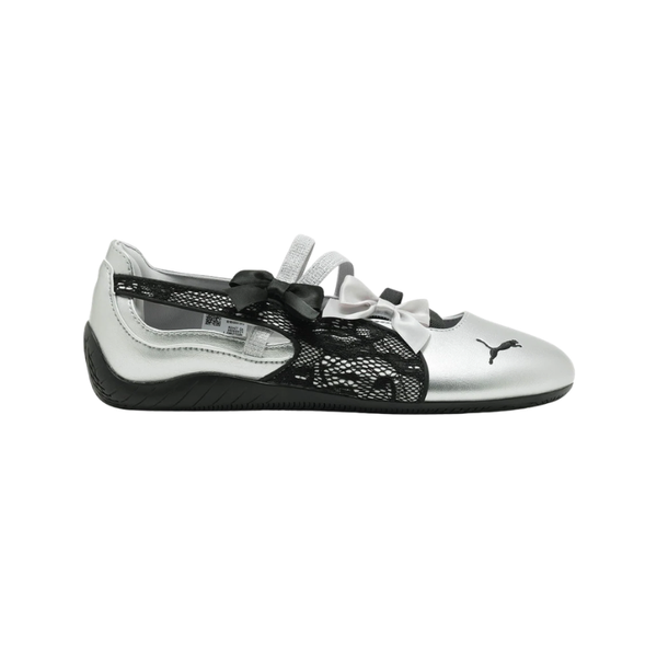 Puma Speedcat Ballet Lace women's Metallic Silver Black