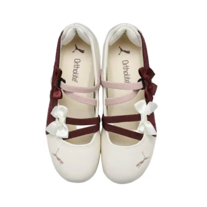 PUMA Speedcat Ballet Lace women's Frosted Ivory Ruby Shimmer