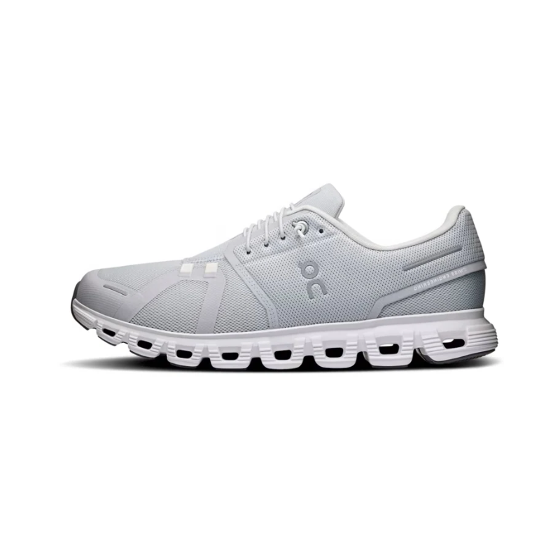 On Cloud 6 Sneaker running - Glacier/White