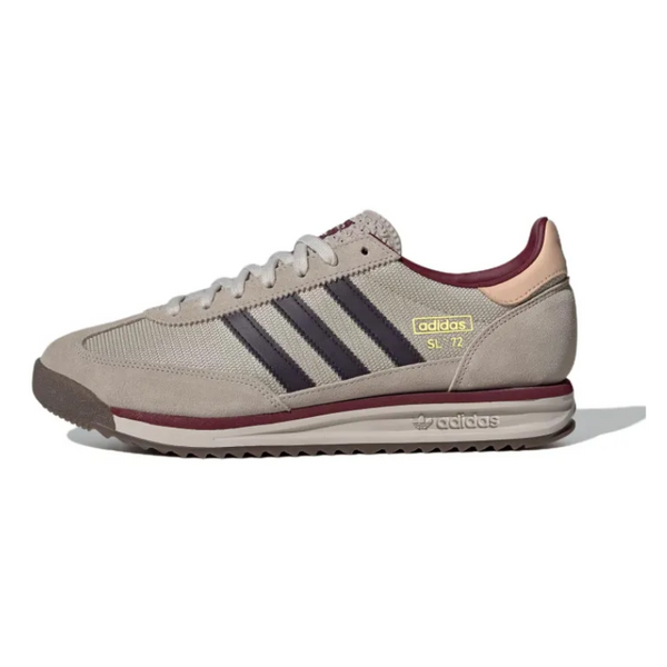 Adidas Originals SL 72 RS tan and burgundy