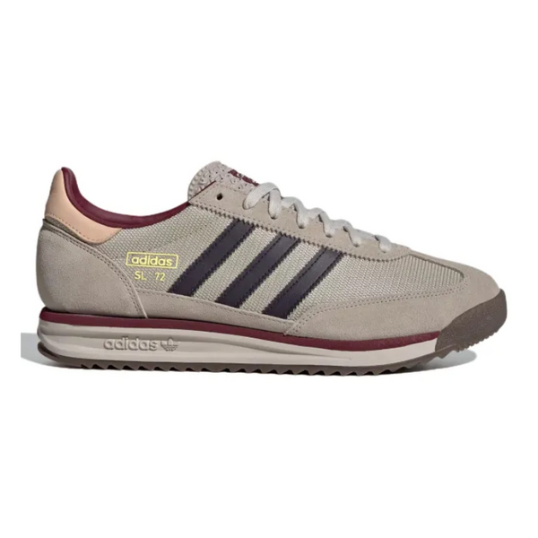 Adidas Originals SL 72 RS tan and burgundy