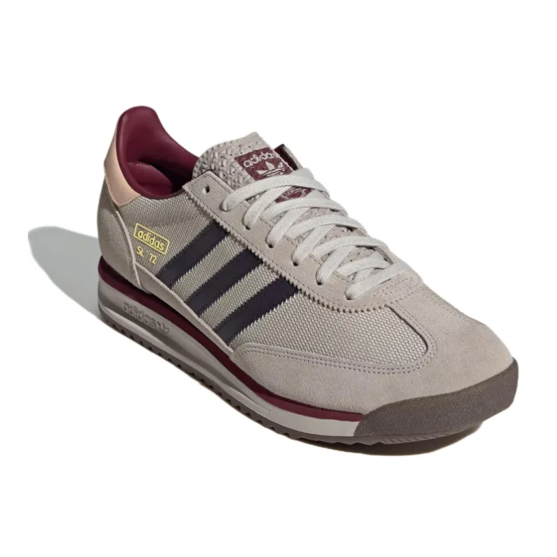 Adidas Originals SL 72 RS tan and burgundy