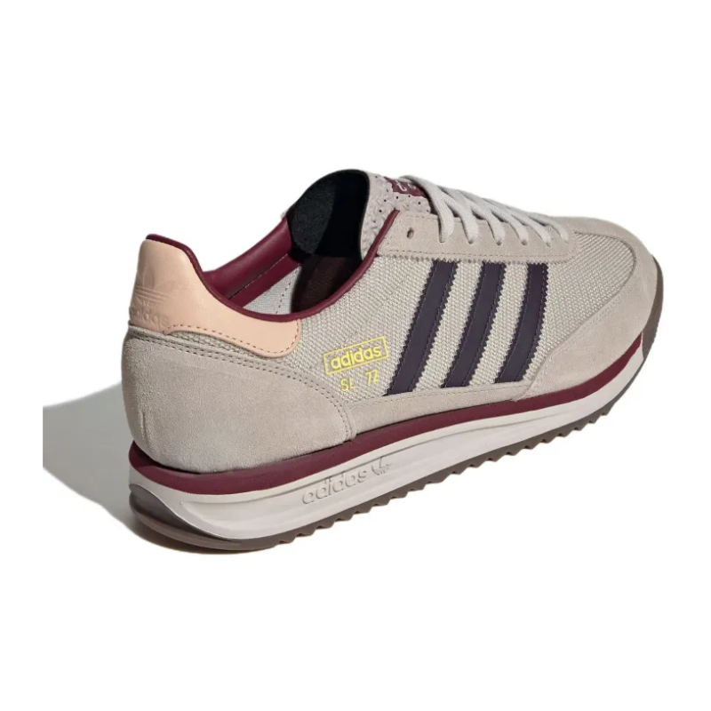 Adidas Originals SL 72 RS tan and burgundy