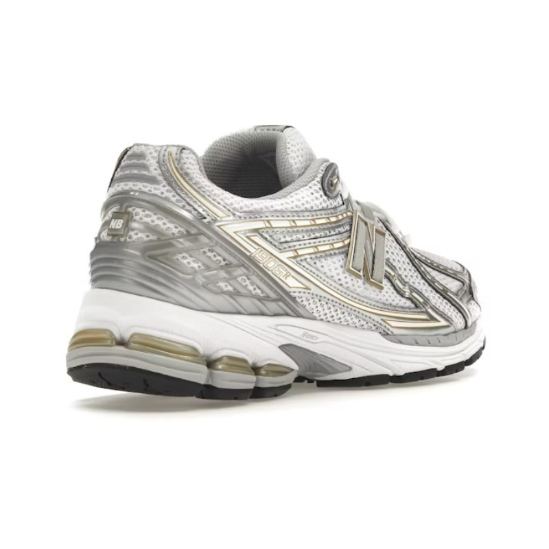 New Balance 1906R - White Rain Cloud Silver Metallic
