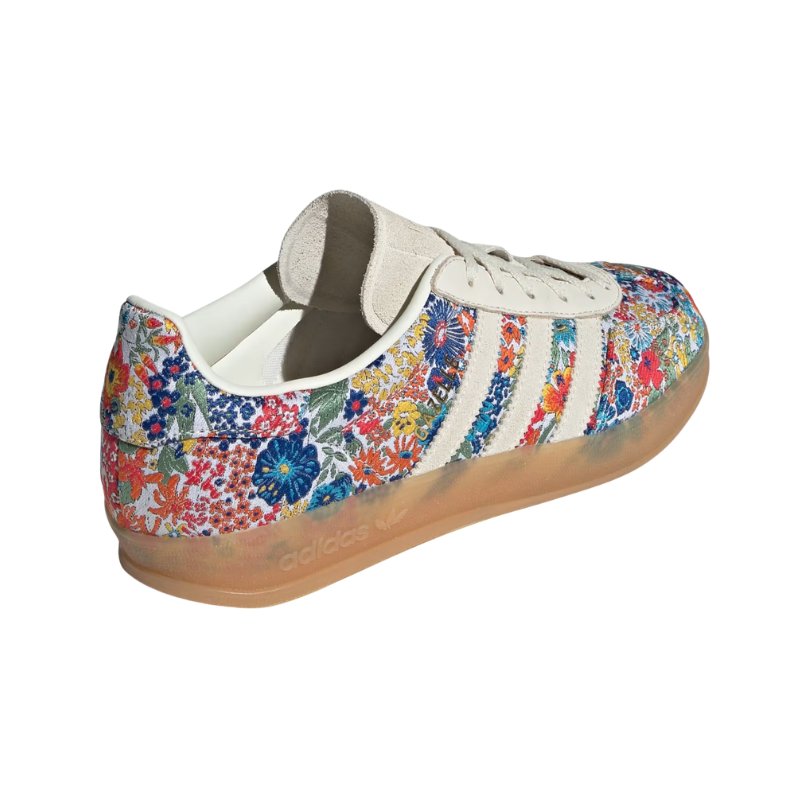 Adidas Gazelle Indoor x Liberty London - Off White / Gum / Collegiate Green