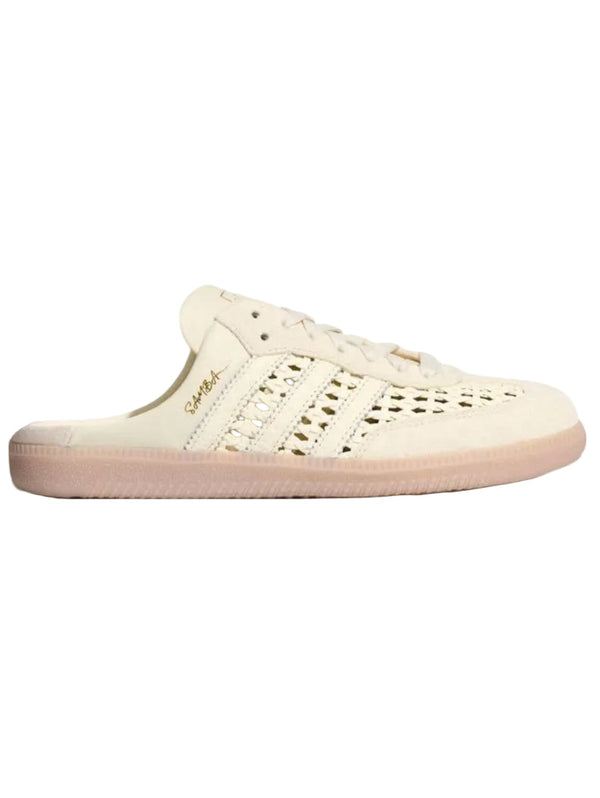 Adidas Samba Mule Woven Basketweave Cream White